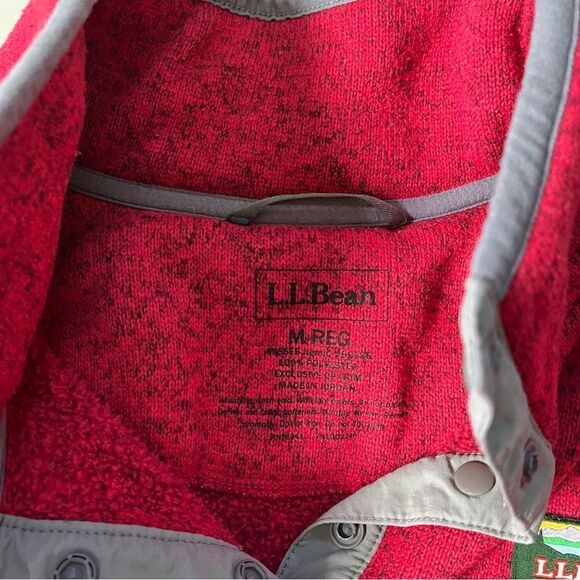 L.L Bean Pink Pullover Medium - Picture 8 of 9